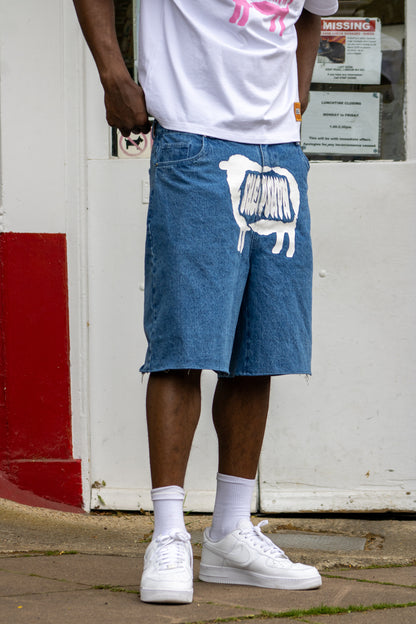 SHEEPSKYN WWE JORTS