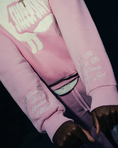 SHEEPSKYN PINK HOODIE🐑🩷