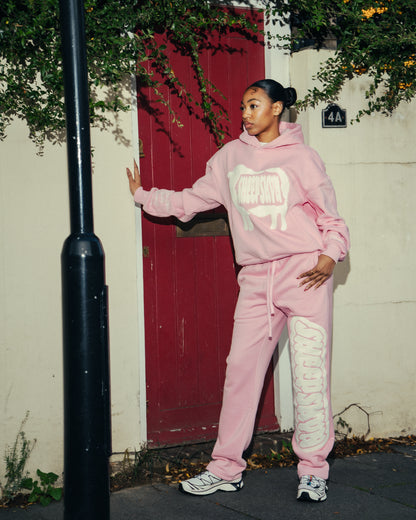 SHEEPSKYN PINK HOODIE🐑🩷