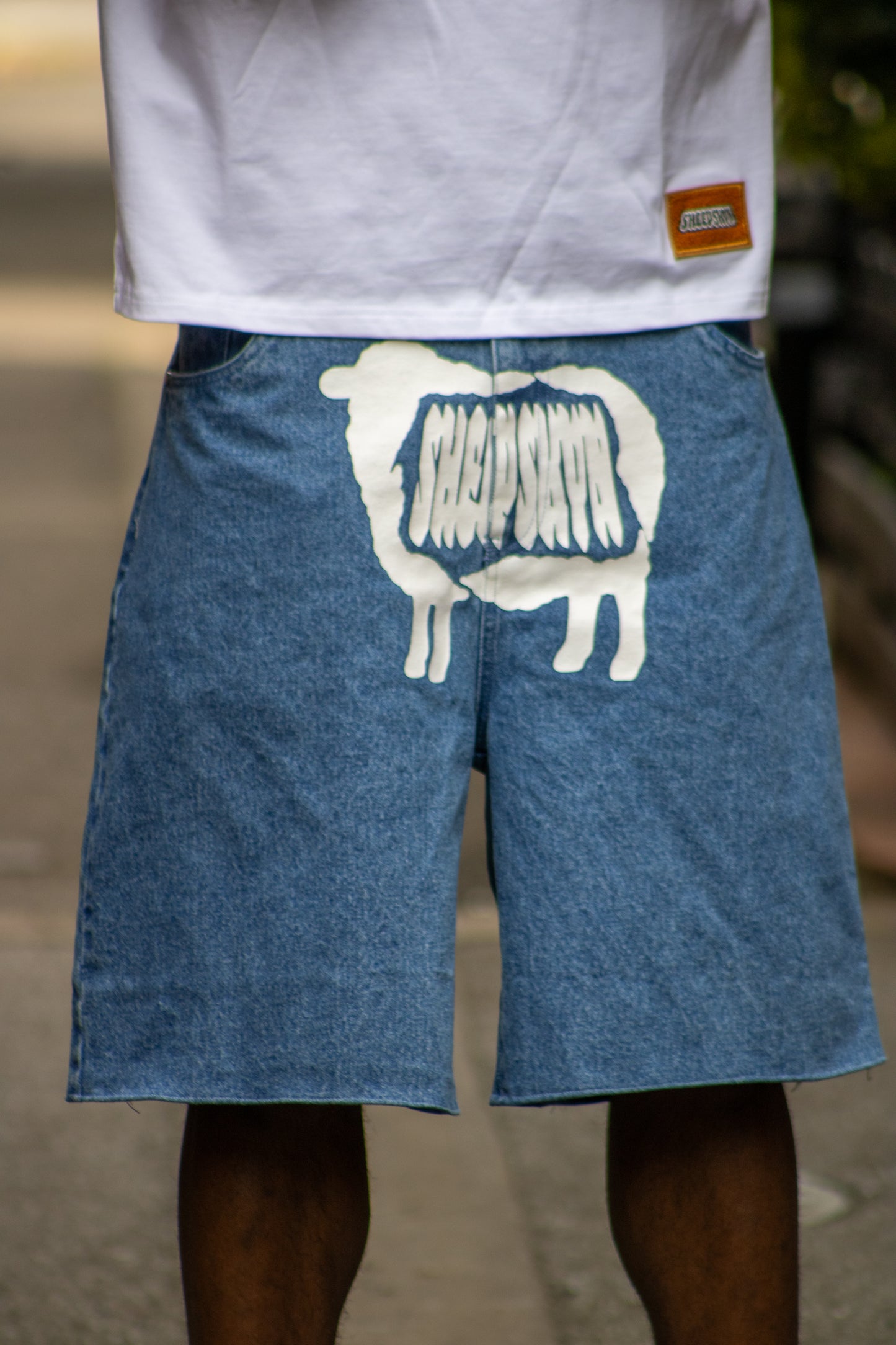 SHEEPSKYN WWE JORTS