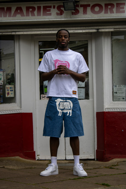 SHEEPSKYN WWE JORTS