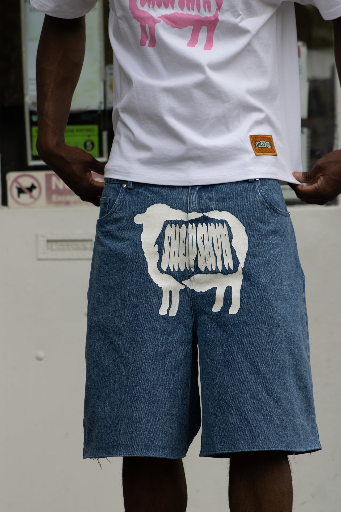 SHEEPSKYN WWE JORTS